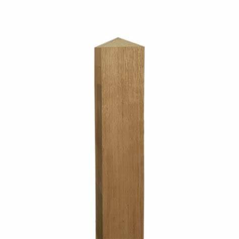 Oak Hardwood Fence Post Timber Bollards Gate Posts Wood Fencing Rail Solid Oak, Oak Posts Fence Post Durable Hardwood