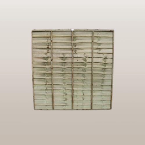 Wooden Super Lap Fence Panel Treated Timber | 15 Year Anti-Rot Guarantee