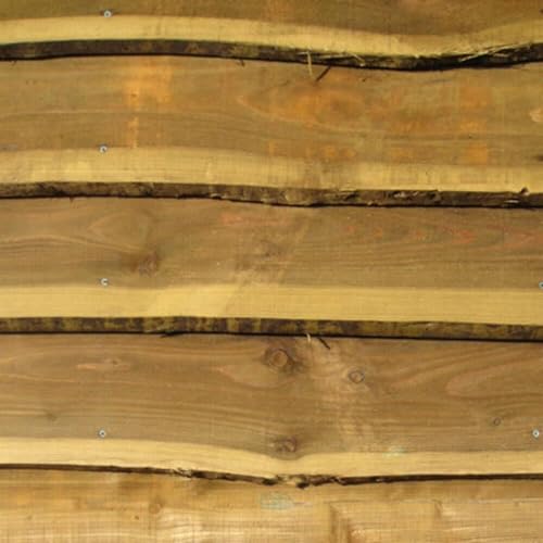 Waney edge larch cladding/ 120cm Long Waney Edge Larch Cladding/ 20 mm Deep
