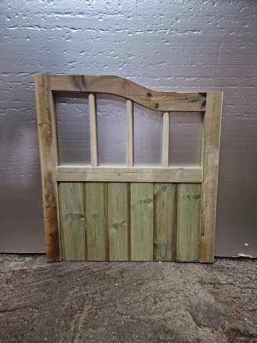 Wooden Garden Gate Snaw Neck Pedestrian Gate Wooden Pressure Treated 4ft 120cm,wooden garden gate, garden gates wooden, garden gates wooden tongue and groove,