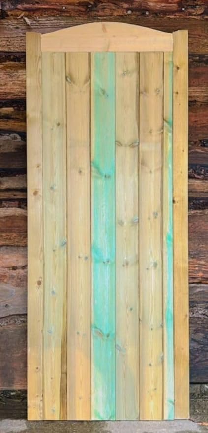 Wooden TVG Dome Garden Gate Pedestrian Gate Wooden Pressure Treated