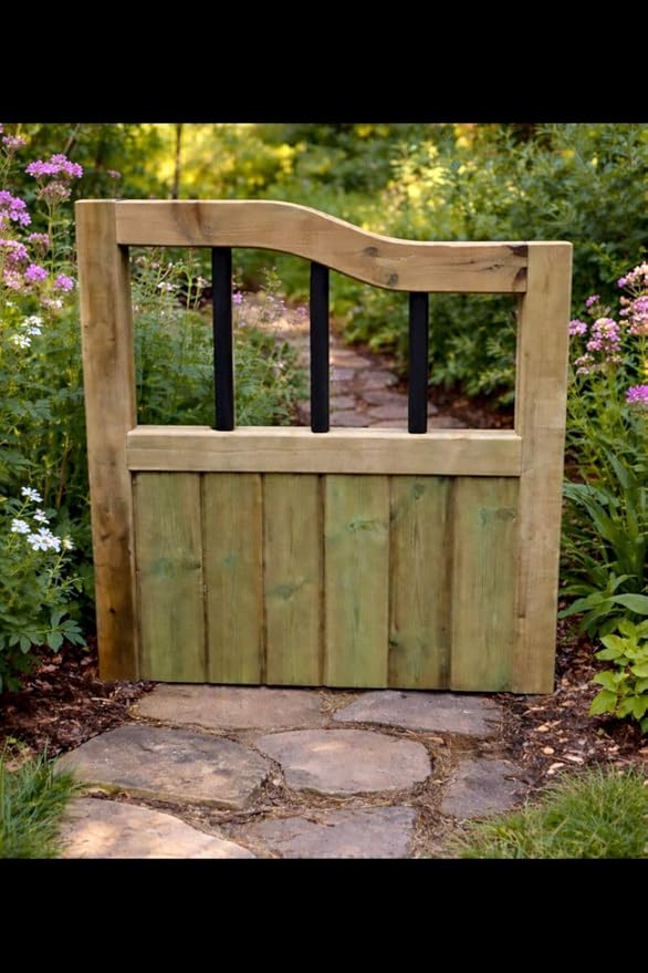 Wooden Garden Gate Pedestrian Gate Wooden Pressure Treated 3ft 90cm,wooden garden gate, garden gates wooden, garden gates wooden,