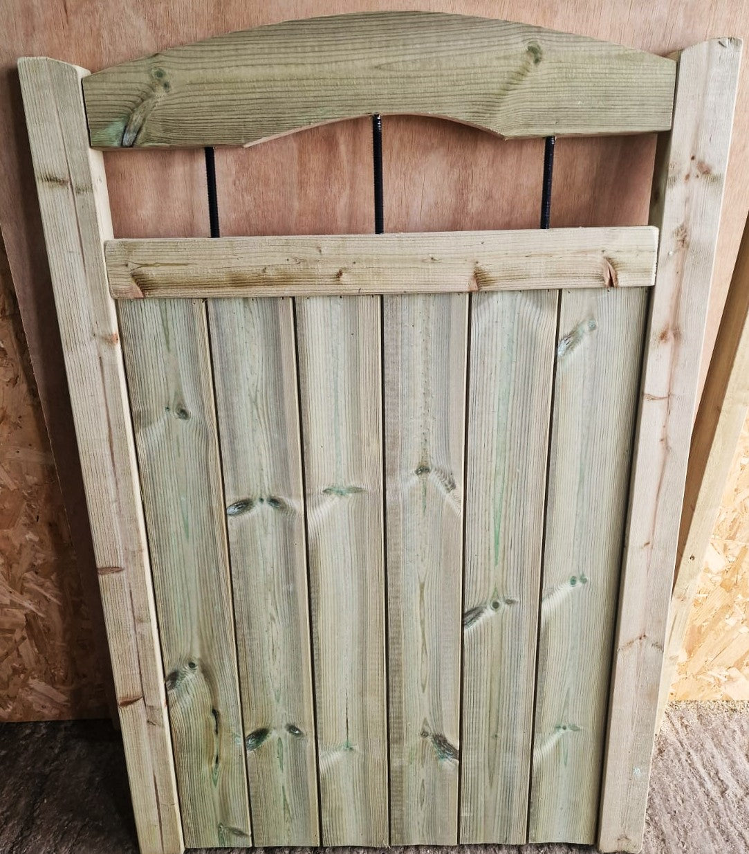 Wooden Garden Doom Gate Pedestrian Gate Wooden Pressure Treated 4ft 120cm