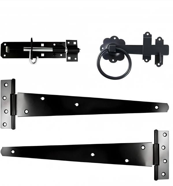 Side Gate Kit - Ring Latch Black