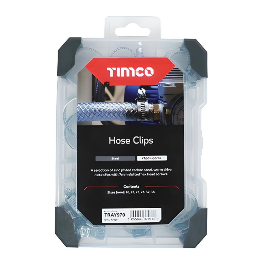 Hose Clips - 25 Pcs Mixed Tray