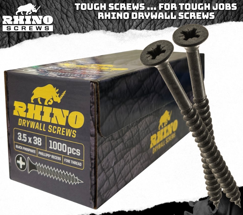 Drywall Screws Black Phosphate Fine Thread - Large Box