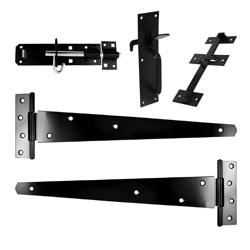 Side Gate Kit - Suffolk Latch Black