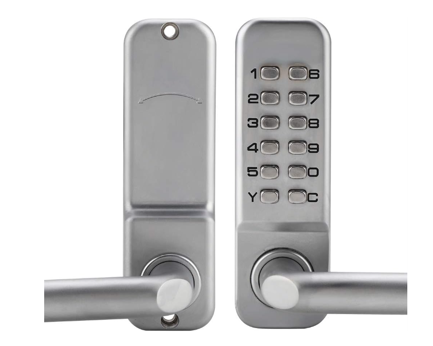 Security Coded Lock Zinc Alloy Digital Door Lock with 1to11 Digit Push Button
