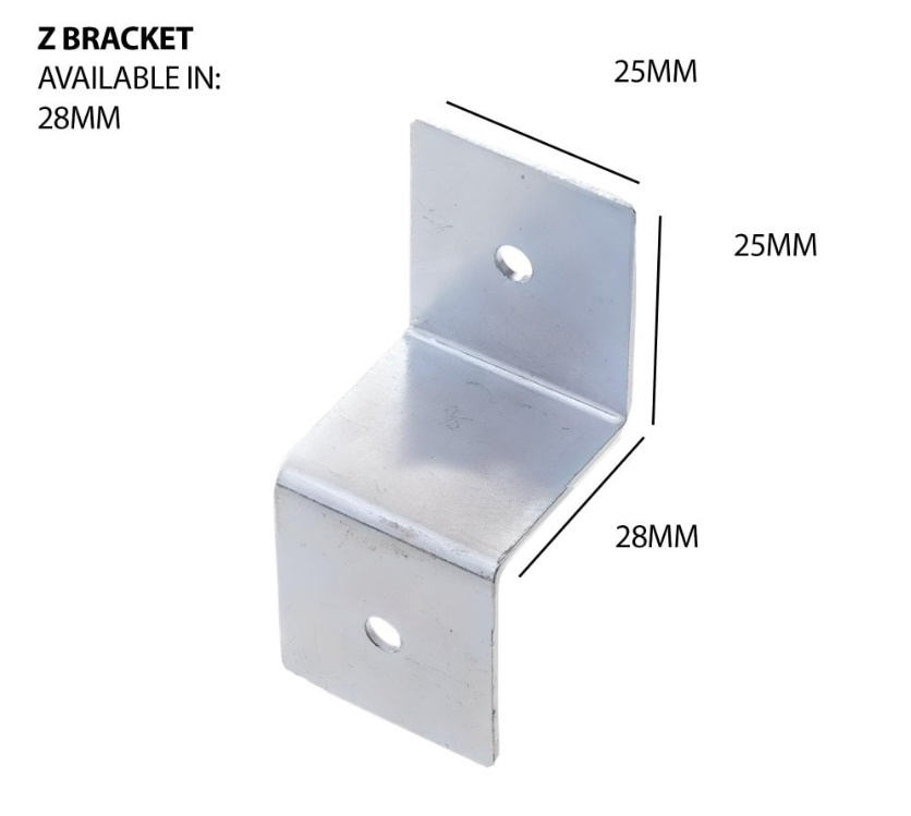 Z Bracket Zinc Plated