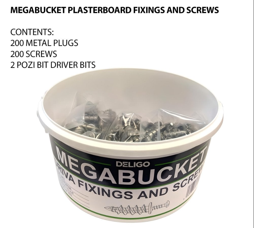 Metal Plasterboard Fixings - Mega Bucket