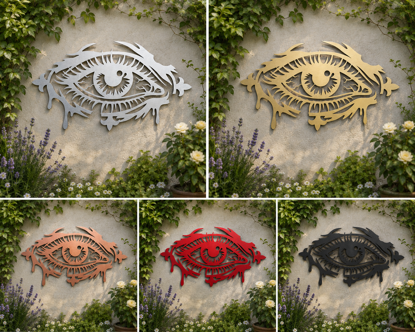 Mystical Eye Metal Wall Art