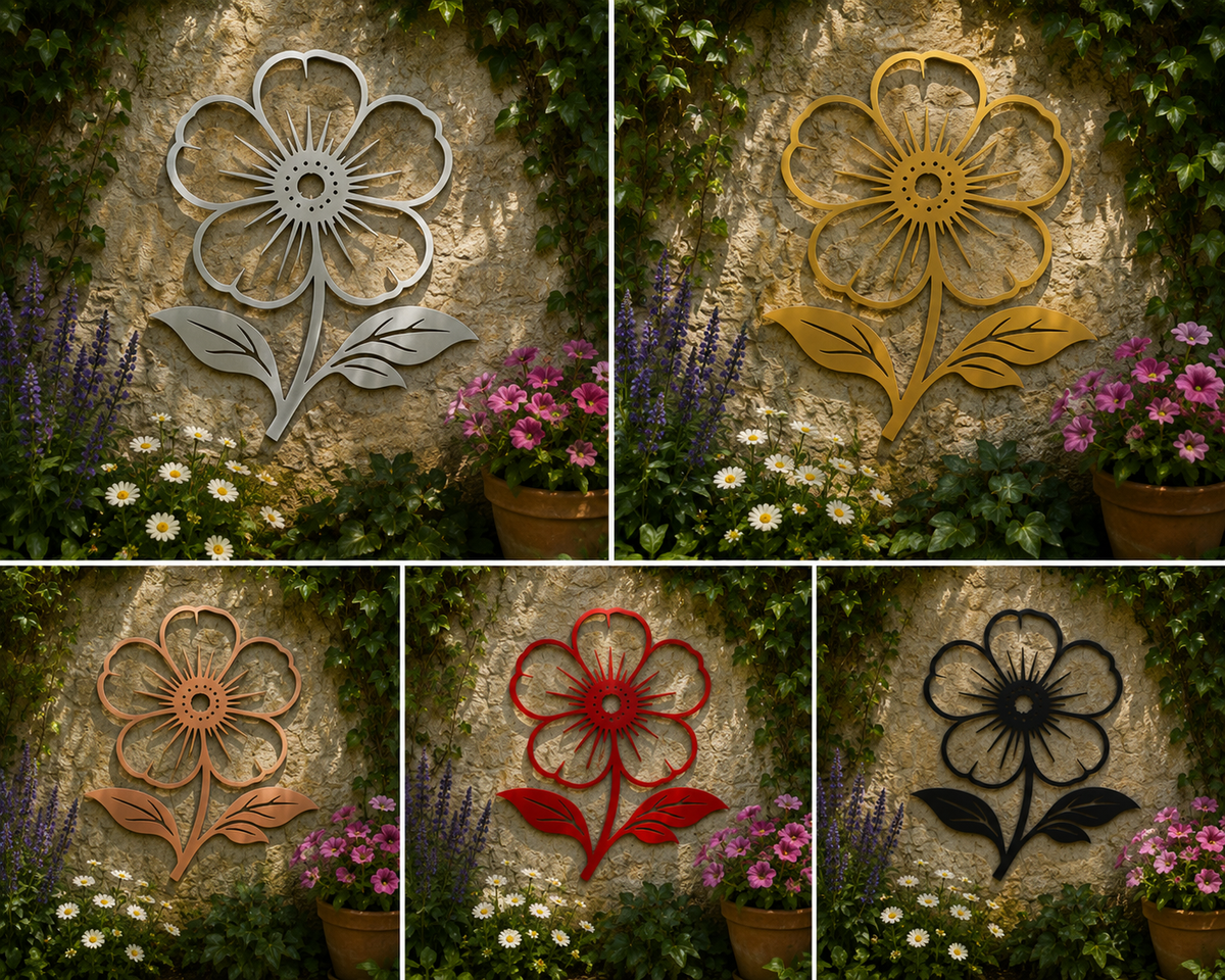 Flower Metal Wall Art