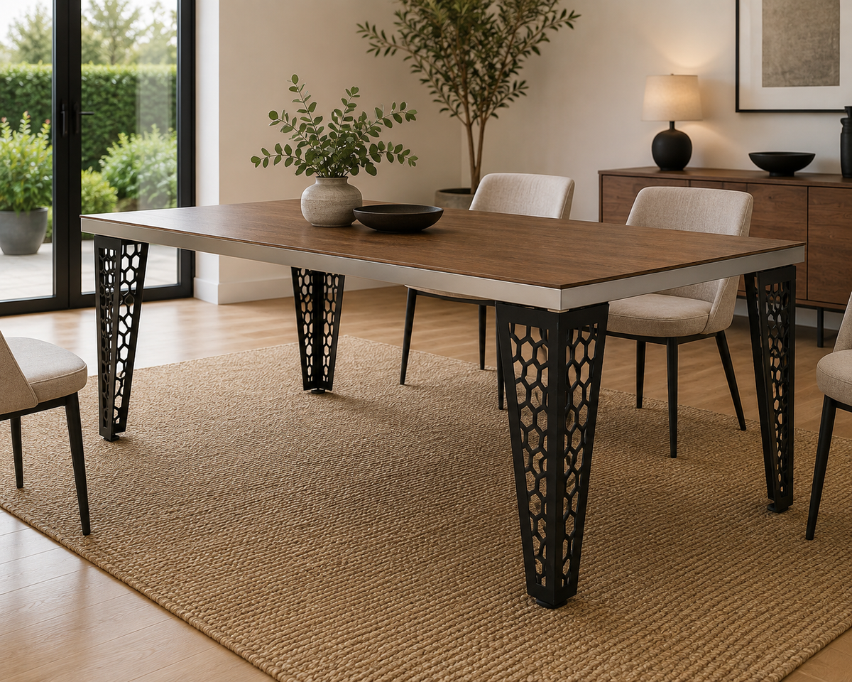 Set of 4 Handmade Steel Table Legs