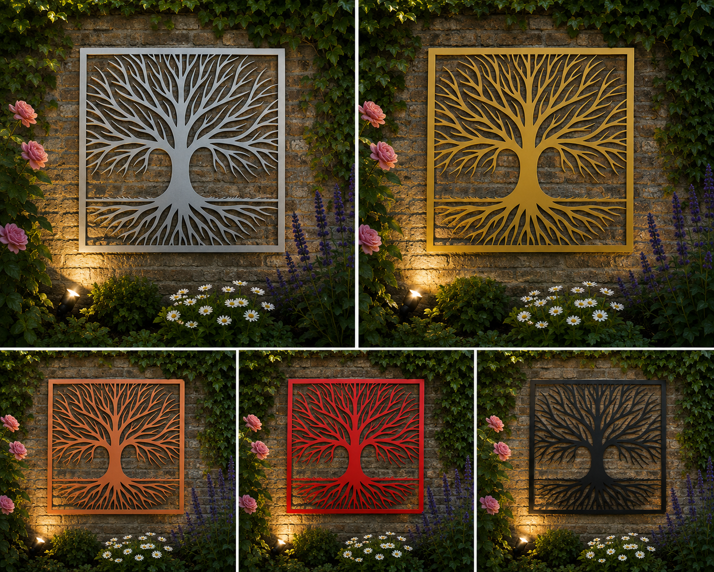 Tree of Life Metal Garden Wall Art