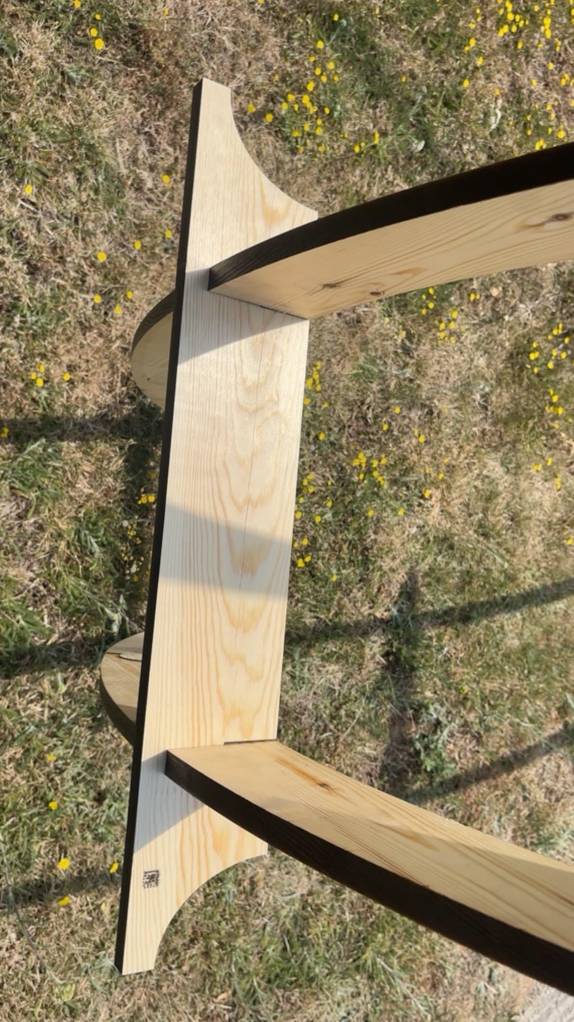 Heavy Duty Wooden Moon Arch | Outdoor Arch | Garden Arch | 200 CM High X 200 CM Wide x 60 CM Deep