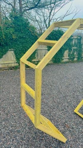 Heavy Duty Hexagon Arch Stand Garden Wooden Archway | 200 cm High x 200 cm Wide X 60 cm Deep