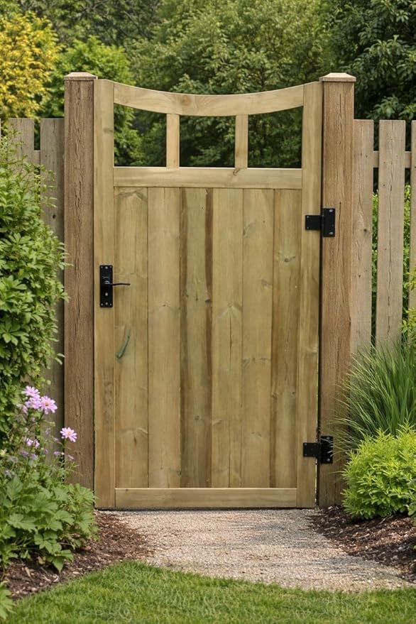 Wooden Under Doom TVG Garden Gate Pedestrian Gate Wooden Pressure Treated 6ft 180cm,wooden garden gate, garden gates wooden, garden gates wooden,