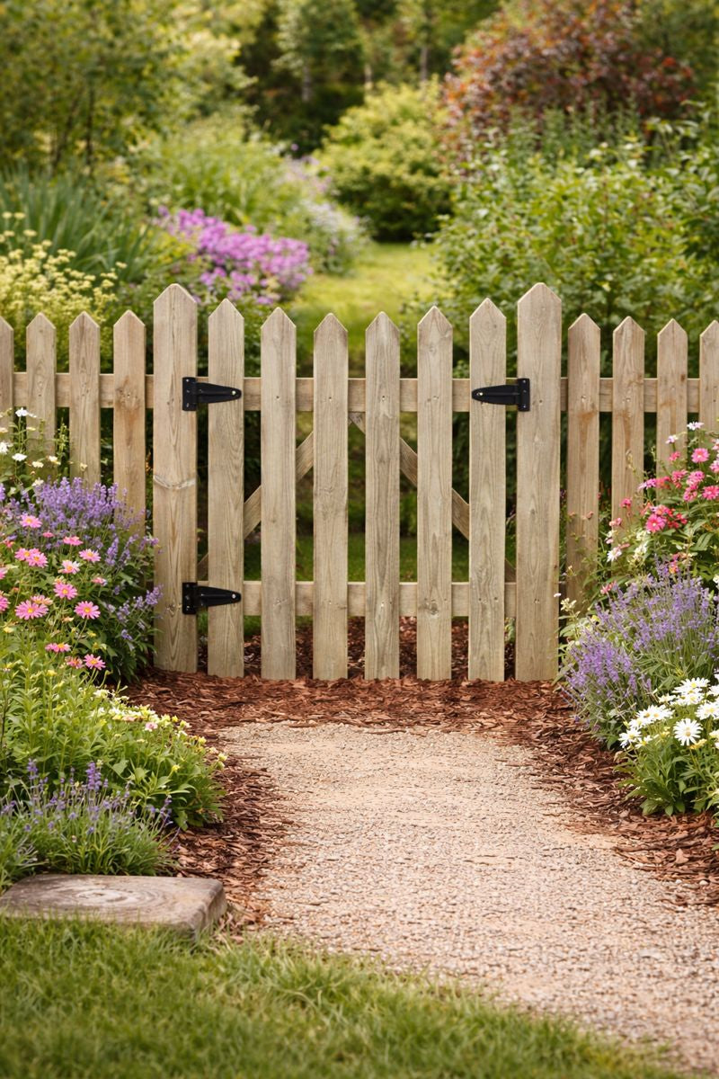Wooden Garden Under Arch Spiked Picket Gate Pedestrian Gate Wooden Pressure Treated 6ft 180cm,wooden garden gate, garden gates wooden, garden gates wooden, garden gates wooden (Copy) (Copy)