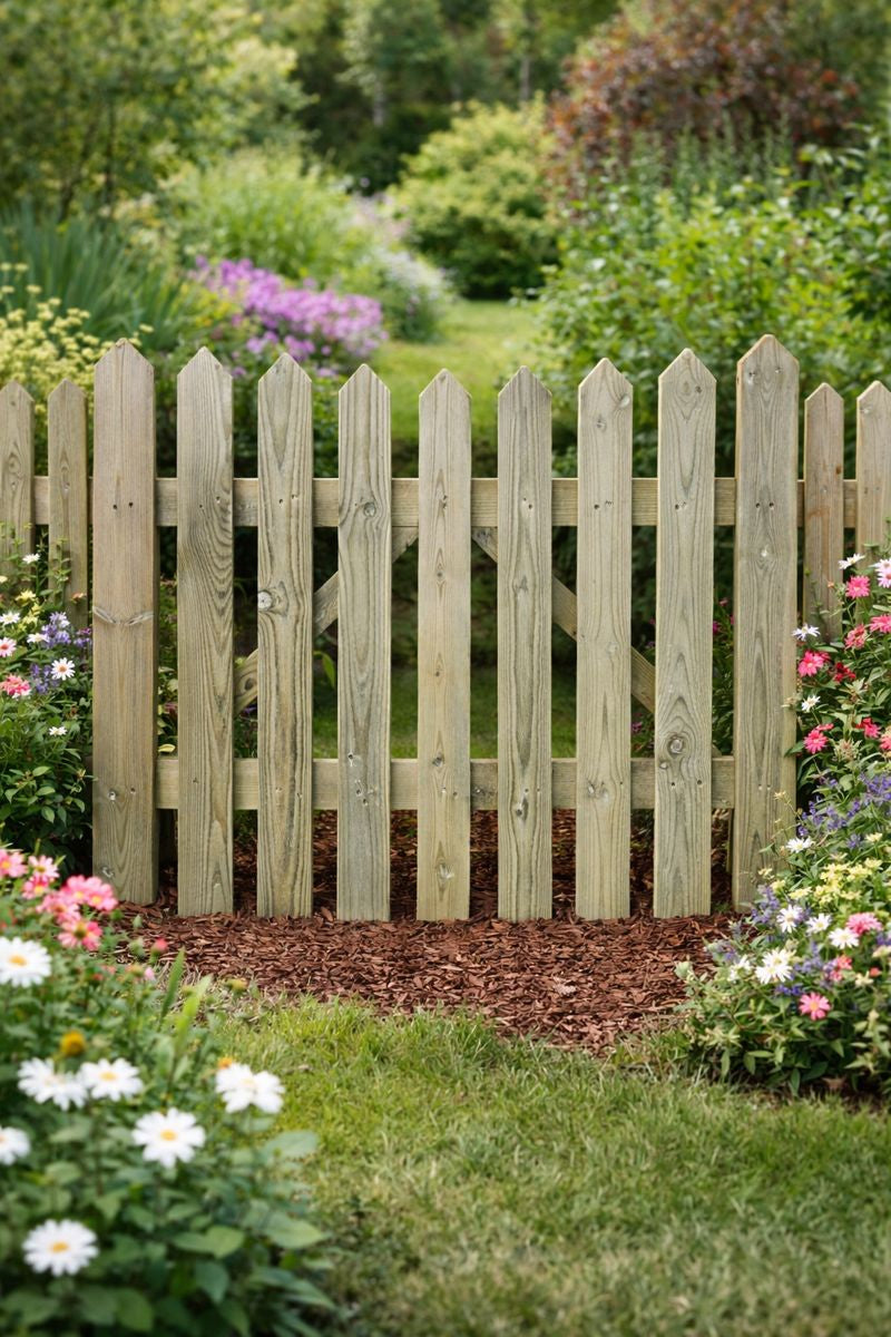 Wooden Garden Under Arch Spiked Picket Gate Pedestrian Gate Wooden Pressure Treated 6ft 180cm,wooden garden gate, garden gates wooden, garden gates wooden, garden gates wooden (Copy) (Copy)