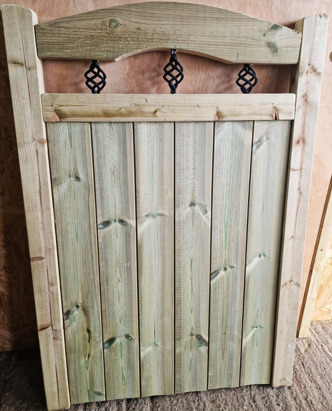 Wooden Garden Doom Gate Pedestrian Gate Wooden Pressure Treated 3FT 90cm