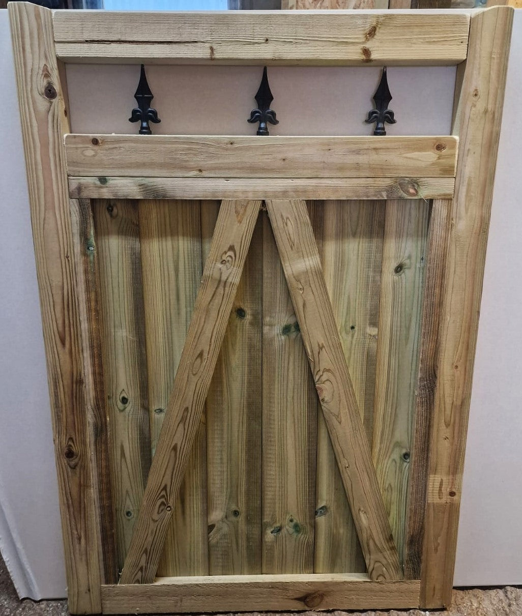 Wooden Garden Gate Pedestrian Gate Wooden Pressure Treated 4ft 120cm