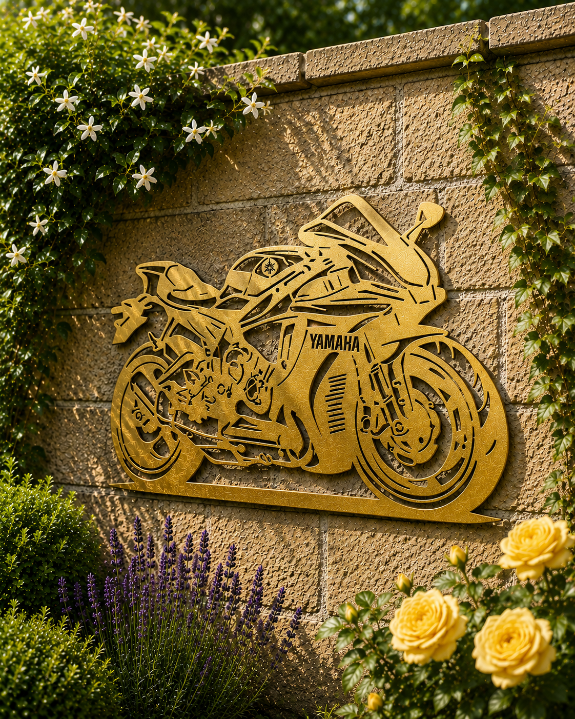 Motorcycle Metal Wall Art – view 2