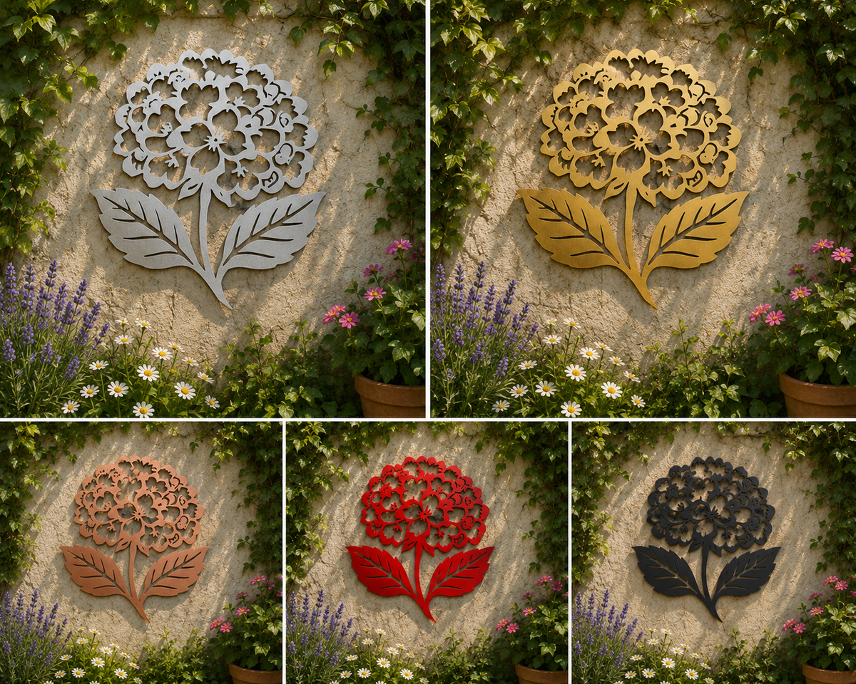 Floral Metal Wall Art